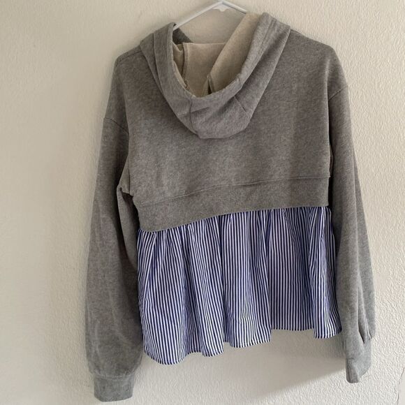 Veronica Beard Hockley Cotton Drawstring Sweatshirt - Picture 5 of 8